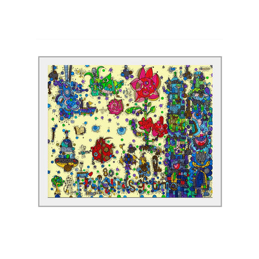 张长江《城堡的故事》版画 商品图0