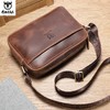 牛船长男士真皮横款头层疯马牛皮单肩斜挎包简约休闲复古斜肩腰包 商品缩略图1