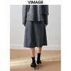 VIMAGE纬漫纪冬季新款修身显瘦高腰半裙半身裙V2006621半 商品缩略图4