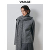 VIMAGE纬漫纪冬季新款时尚宽松舒适高领毛衣套头女上衣V2001610 商品缩略图8