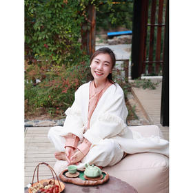 【抖音专属】开衫（21805009米白色）