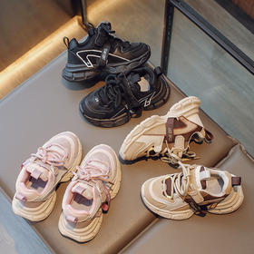 【新款童鞋，酷帅潮流必备】运动鞋春秋新款中大童网面透气鞋儿童休闲老爹鞋时尚潮鞋无论是运动还是休闲，都无往不利！lm