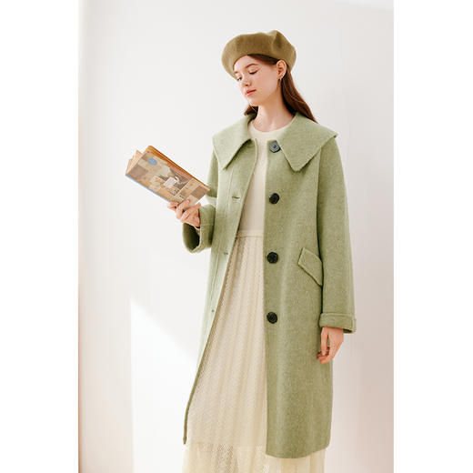 【严选】诗凡黎冬磨毛绣花连衣裙7EA193851 商品图4