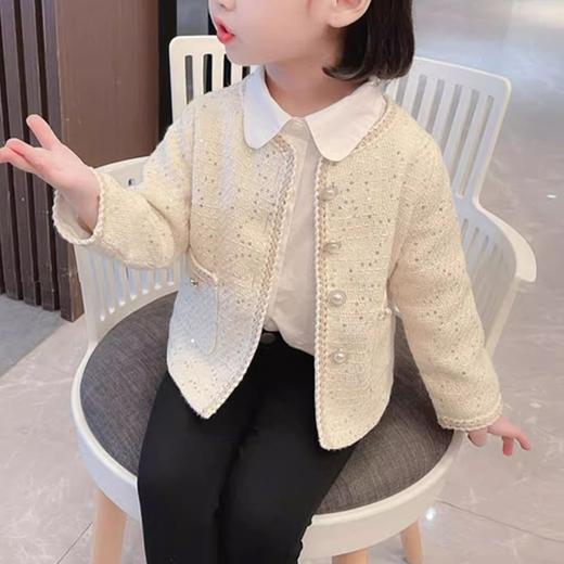 裁缝学苑TX21女童外套纸样儿童小香风开衫圆领新款上衣童装样板图 商品图5
