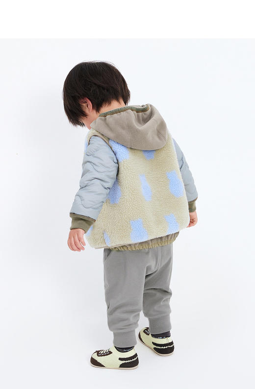 jnby  23年冬款  羊羔毛马甲 YN0511610 商品图4