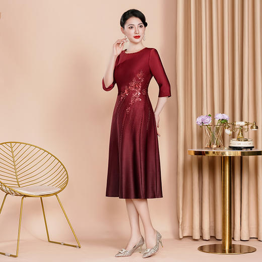 WX-88525年轻气质长款优雅旗袍 商品图1