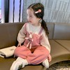 【休闲两件套，可爱又时髦！】女童套装春装2023新款儿童可爱网红套装洋气给小女孩带来时尚与舒适的穿着体验lm 商品缩略图2