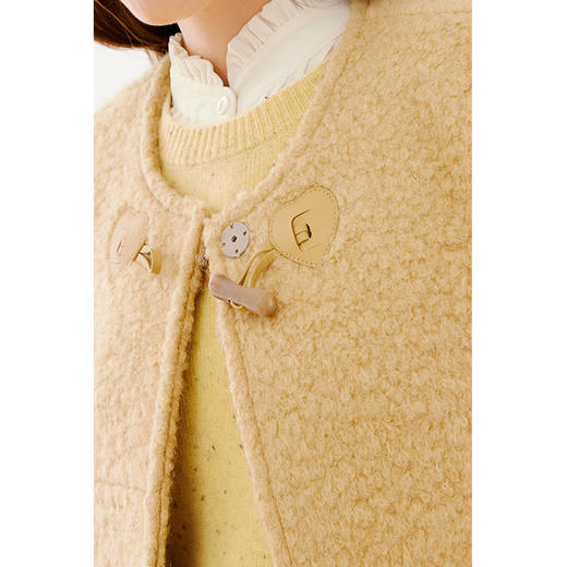 【严选】诗凡黎冬圆领宽松H廓型套头衫7EA133201 商品图2