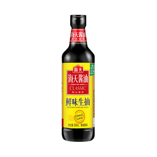 海天鲜味生抽500ml 商品图0