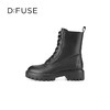 Dfuse迪芙斯冬季新款圆头简约厚底户外马丁靴短靴DF34116208 商品缩略图4
