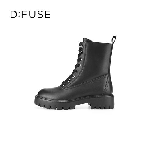 Dfuse迪芙斯冬季新款圆头简约厚底户外马丁靴短靴DF34116208 商品图4