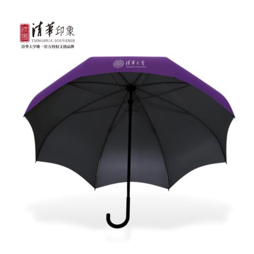 清华文创长柄商务雨伞 商品图2