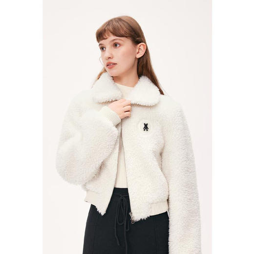 【严选】诗凡黎冬休闲方领夹克式皮草7EA111521 商品图0