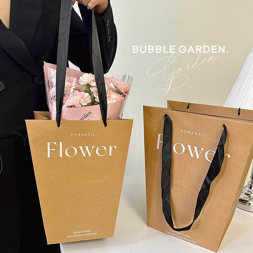 【琳琅】梯形FLOWERE手提袋 2个/包 商品图1