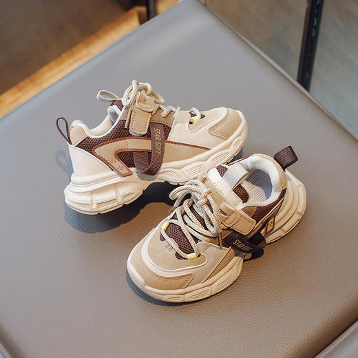 【新款童鞋，酷帅潮流必备】运动鞋春秋新款中大童网面透气鞋儿童休闲老爹鞋时尚潮鞋无论是运动还是休闲，都无往不利！lm 商品图2