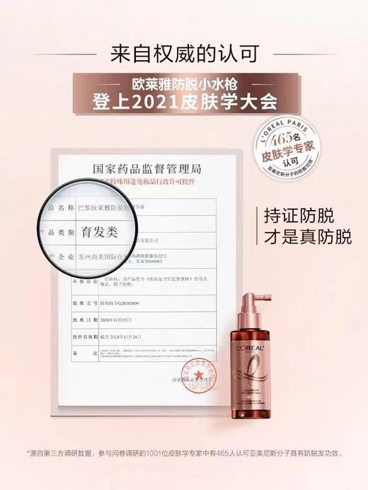 欧莱雅防脱小水枪喷雾固发护发防脱发头皮护理精华液90ml 商品图2