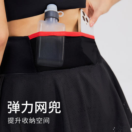 科里芙运动裤女假两件防走光透气专业训练跑步外穿健身裤 商品图1