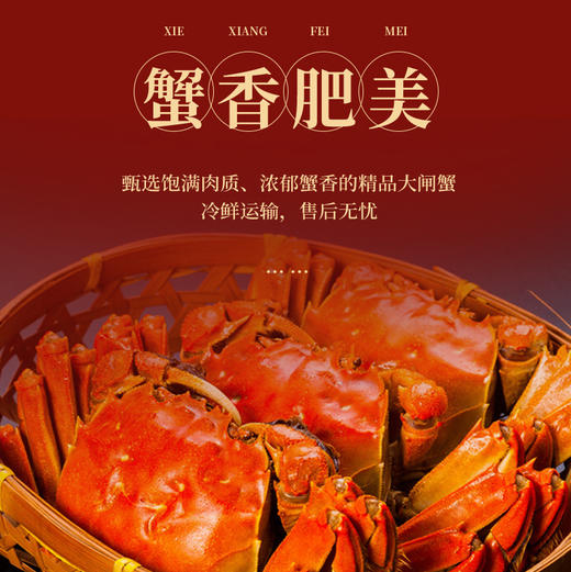 蟹卡 | 阳澄湖大闸蟹 | 公3.5两4只/母2.5两4只 |礼券 商品图0