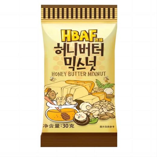 芭蜂蜂蜜黄油混合坚果仁30g/袋 商品图0