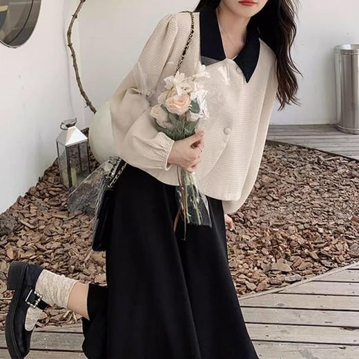 裁缝学苑AX119法式长袖新款显瘦韩版小香风外套纸样女装上衣裁剪 商品图2