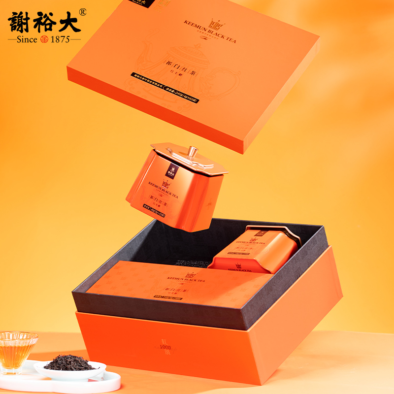 谢裕大祁门红茶 金冠系列 祁红毛峰 红顶1000经典礼盒