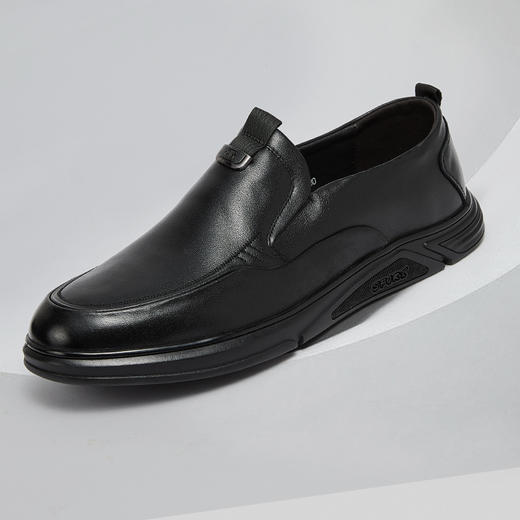 【一口价】【新款DSE】大依优型男鞋真皮牛皮鞋橡胶大底商务休闲大号大码皮鞋 商品图0