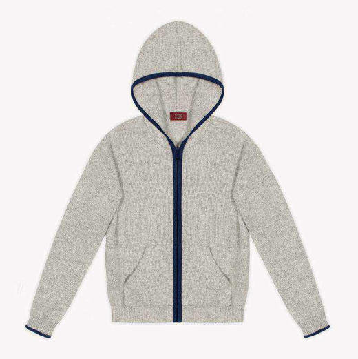 带帽拉链开衫 商品图0