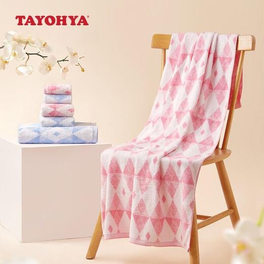 【多样屋专柜】森菱格纹方巾/浴巾/面巾洗澡浴室 商品图2