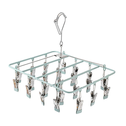 【自营】晒袜子晾晒防滑夹子多功能防风多夹衣架宿舍家用内衣晾晒 商品图5