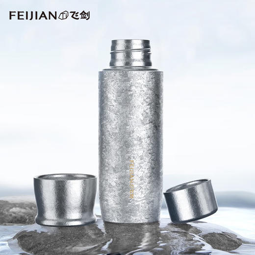 飞剑云动真空保温杯/290/390ml/500ml纯钛保温杯焖茶泡茶钛焖享杯 商品图6