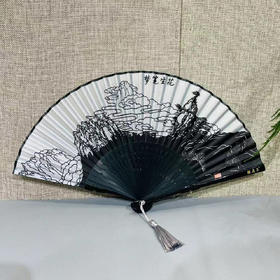 黄山风景°折扇徽扇（随机）