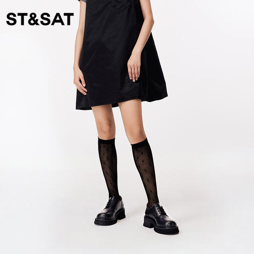 星期六复古高跟厚底牛津鞋SS33112133 商品图2