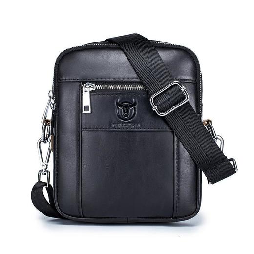 牛船长皮具新款真皮斜挎包男士休闲时尚单肩包头层牛皮手机小皮包 商品图4