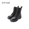 Dfuse迪芙斯冬季新款圆头简约厚底户外马丁靴短靴DF34116208 商品缩略图5