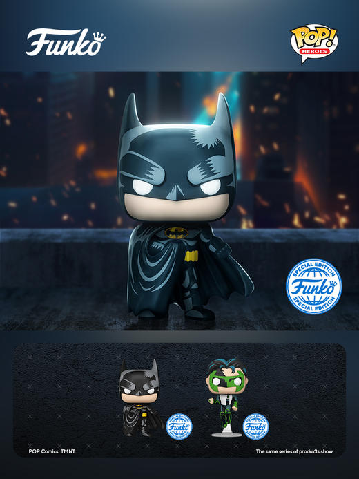Funko POP The Batman电影DC英雄正义联盟蝙蝠侠手办 66615 商品图1