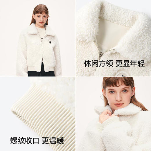 【严选】诗凡黎冬休闲方领夹克式皮草7EA111521 商品图3
