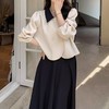 裁缝学苑AX119法式长袖新款显瘦韩版小香风外套纸样女装上衣裁剪 商品缩略图5