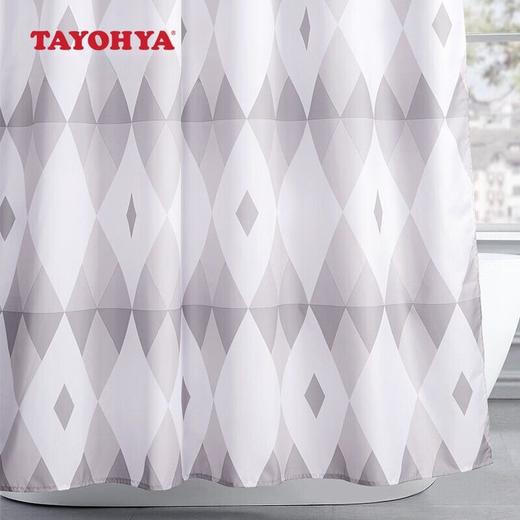 【多样屋专柜】多样屋浴室浴帘防水布免打孔淋浴帘卫生间干湿分离花园玫瑰粉色1.8m*1.8m 商品图2