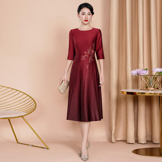 WX-88525年轻气质长款优雅旗袍 商品图0