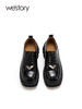 westory2023秋季新款厚底超轻百搭系带单鞋乐福鞋S23CM74041 商品缩略图1