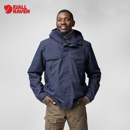 北极狐男士户外保暖防风雨透气夹克连帽拉链外套 86900 商品图0