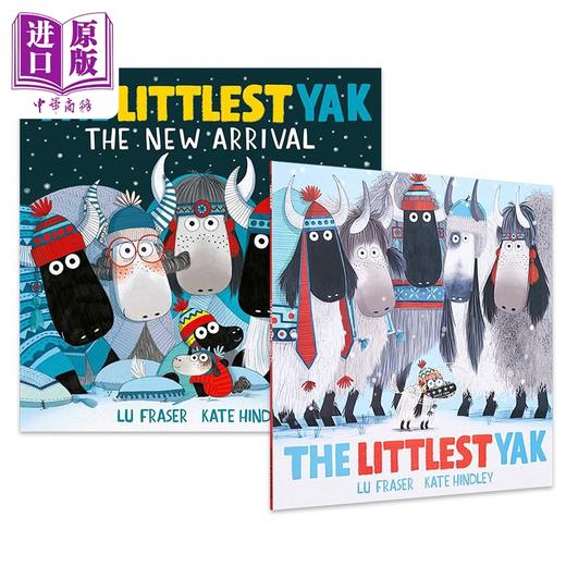 【中商原版】Kate Hindley 小牦牛系列儿童故事绘本2册套装 The Littlest Yak The New Arrival 英文原版进口图书 商品图0