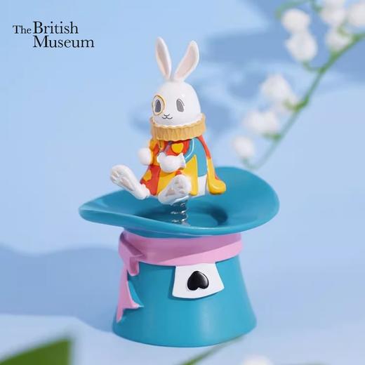 大英博物馆爱丽丝漫游奇境系列 怀表兔车载摇头小摆件 商品图0