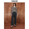 VIMAGE纬漫纪冬季新款个性百搭洋气短款显瘦外套女V2003621 商品缩略图1