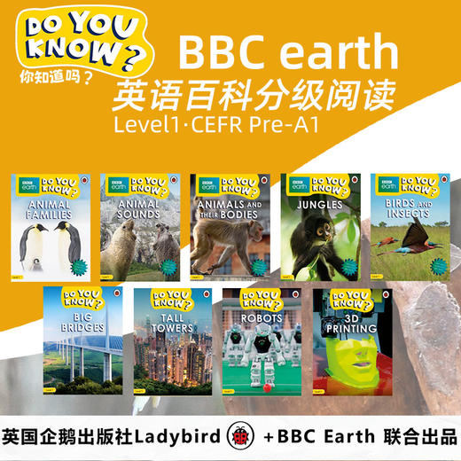 BBC earth Do You Know英语阅读1-4级 44本 送点读笔 商品图2