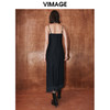 VIMAGE纬漫纪冬季新款显瘦洋气吊带连衣裙V2077605 商品缩略图4