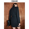 VIMAGE纬漫纪冬季新款气质时尚高腰显瘦连衣裙V2007628 商品缩略图4