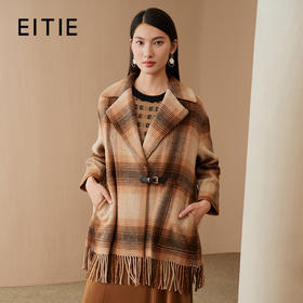 EITIE爱特爱冬季新款时尚复古毛呢大衣6814510