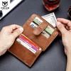 牛船长头层牛皮男士多卡位名片夹商务银行信用卡套真皮驾驶证卡包 商品缩略图3