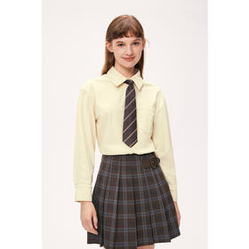 【严选】诗凡黎冬基础微宽松贴袋精致绣花衬衫SEA120741